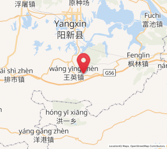 Map of Mugang, Hubei