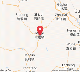 Map of Muge, Guangdong