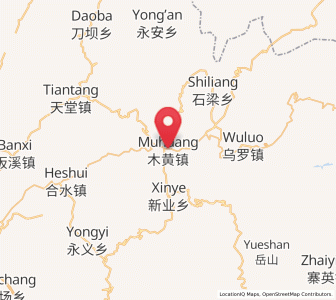 Map of Muhuang, Guizhou
