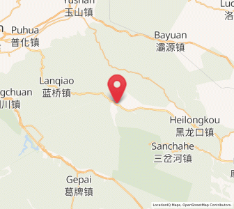 Map of Muhuguan, Shaanxi