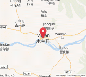 Map of Mulan, Heilongjiang
