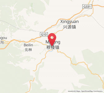 Map of Muleng, Heilongjiang