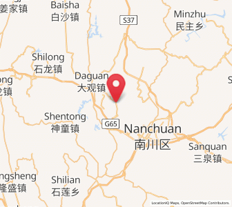 Map of Muliang, Chongqing