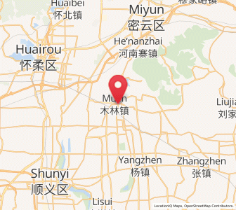 Map of Mulin, Beijing