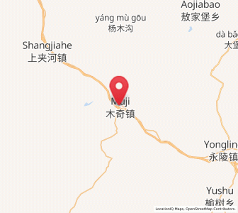 Map of Muqi, Liaoning