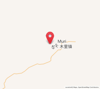 Map of Muri, Qinghai
