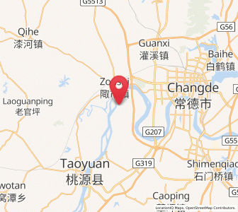 Map of Mutangyuan, Hunan