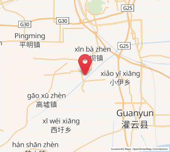 Map of Muxu, Jiangsu