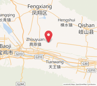 Map of Muyi, Shaanxi
