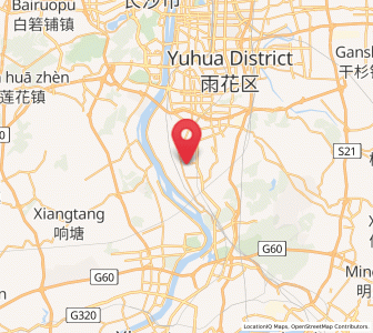 Map of Muyun, Hunan