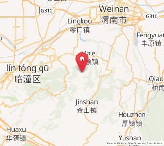 Map of Muzhai, Shaanxi