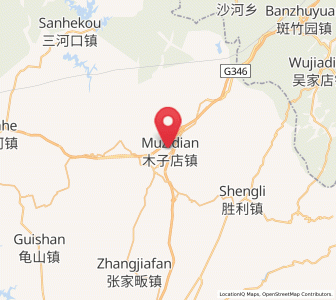 Map of Muzidian, Hubei