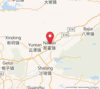 Map of Nahuo, Guangdong