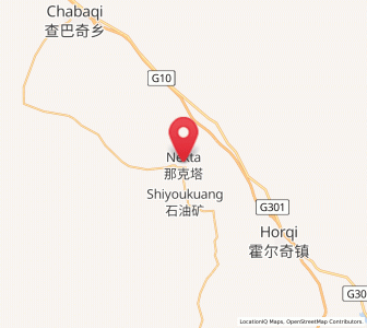 Map of Naketa, Inner Mongolia