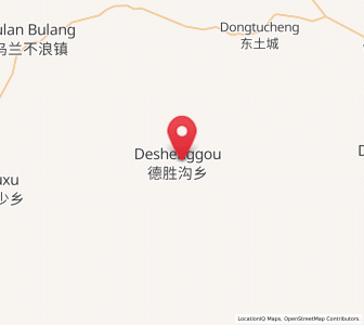 Map of Nalinggou, Inner Mongolia