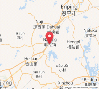 Map of Nalong, Guangdong
