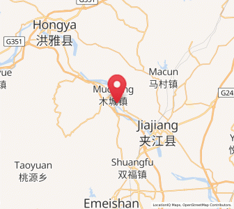 Map of Nan’an, Sichuan