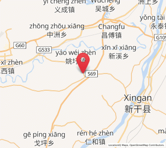 Map of Nan’an, Jiangxi