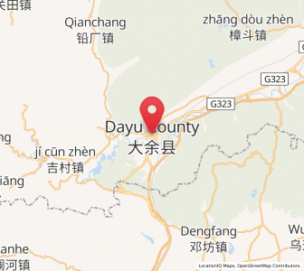Map of Nan’an, Jiangxi