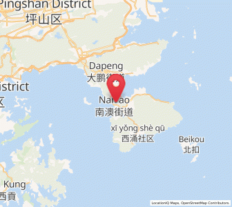 Map of Nan’ao, Guangdong