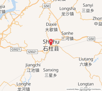Map of Nanbin, Chongqing
