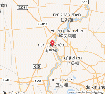 Map of Nancun, Shandong