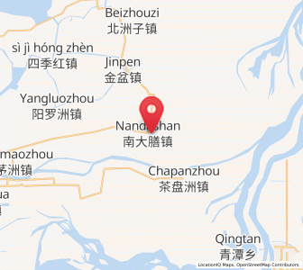 Map of Nandashan, Hunan