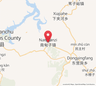 Map of Nandianzi, Liaoning