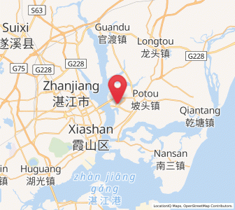 Map of Nandiao, Guangdong