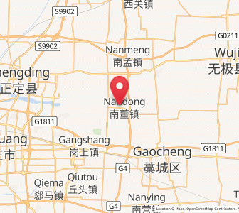 Map of Nandong, Hebei