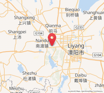 Map of Nandu, Jiangsu