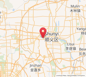 Map of Nanfaxin, Beijing
