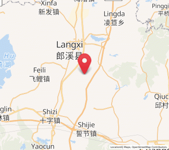 Map of Nanfeng, Anhui