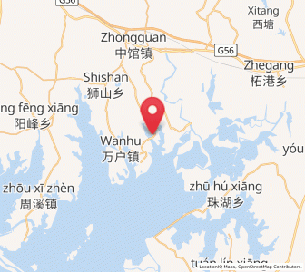 Map of Nanfeng, Jiangxi