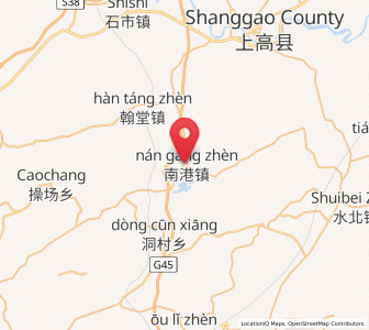 Map of Nangang, Jiangxi