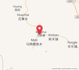 Map of Nangu, Gansu
