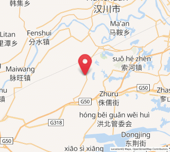 Map of Nanhe, Hubei