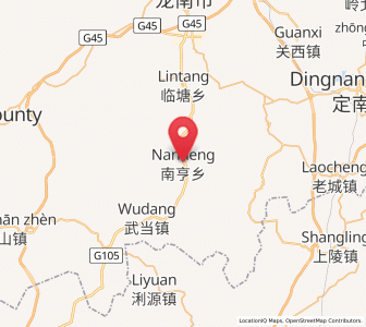 Map of Nanheng, Jiangxi