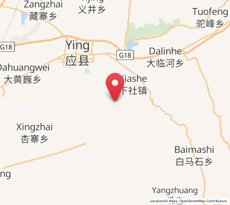 Map of Nanhezhong, Shanxi