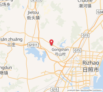 Map of Nanhu, Shandong