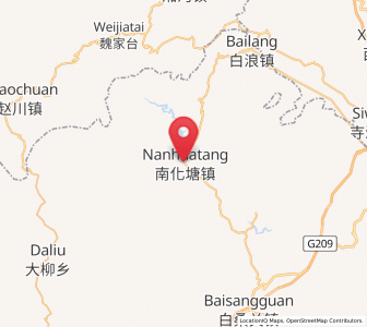Map of Nanhuatang, Hubei