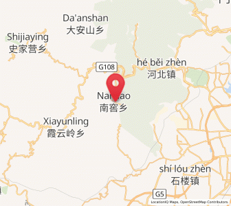 Map of Nanjiao, Beijing