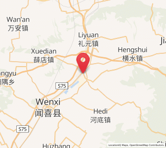 Map of Nanjie, Shanxi