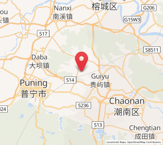 Map of Nanjing, Guangdong