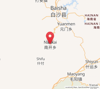 Map of Nankai, Hainan
