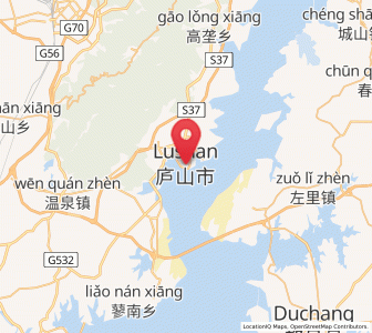 Map of Nankang, Jiangxi