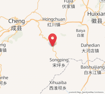 Map of Nankang, Gansu