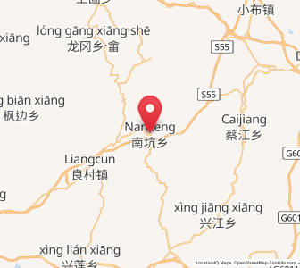 Map of Nankeng, Jiangxi