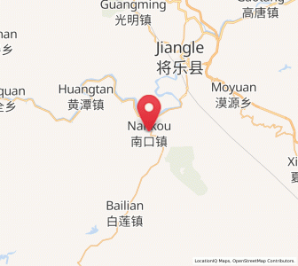 Map of Nankou, Fujian
