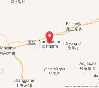 Map of Nankouqian, Liaoning